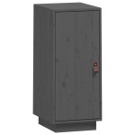 vidaXL Dulap, gri, 34x40x75 cm, lemn masiv de pin
