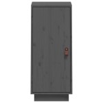 vidaXL Dulap, gri, 34x40x75 cm, lemn masiv de pin