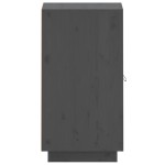 vidaXL Dulap, gri, 34x40x75 cm, lemn masiv de pin