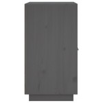 vidaXL Dulap, gri, 65,5x40x75 cm, lemn masiv de pin