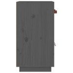 vidaXL Servantă, gri, 65,5x40x75 cm, lemn masiv de pin vidaXL Servantă, gri, 65,5x40x75 cm, lemn masiv de pin