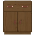 vidaXL Servantă, maro miere, 65,5x40x75 cm, lemn masiv de pin