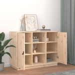 vidaXL Dulap, 100x40x75 cm, lemn masiv de pin