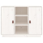 vidaXL Dulap, alb, 100x40x75 cm, lemn masiv de pin