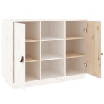 vidaXL Dulap, alb, 100x40x75 cm, lemn masiv de pin
