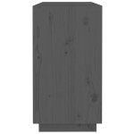 vidaXL Dulap, gri, 100x40x75 cm, lemn masiv de pin