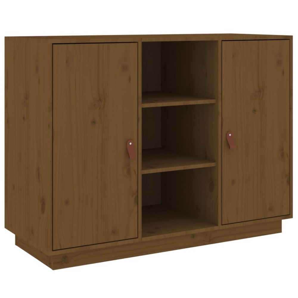 vidaXL Dulap, maro miere, 100x40x75 cm, lemn masiv de pin