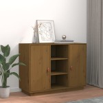 vidaXL Dulap, maro miere, 100x40x75 cm, lemn masiv de pin