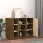 vidaXL Dulap, maro miere, 100x40x75 cm, lemn masiv de pin