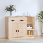 vidaXL Dulap, 98,5x40x75 cm, lemn masiv de pin vidaXL Dulap, 98,5x40x75 cm, lemn masiv de pin