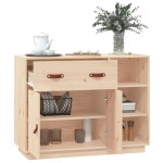 vidaXL Dulap, 98,5x40x75 cm, lemn masiv de pin vidaXL Dulap, 98,5x40x75 cm, lemn masiv de pin