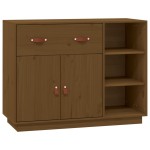 vidaXL Dulap, maro miere, 98,5x40x75 cm, lemn masiv de pin