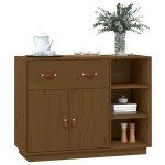 vidaXL Dulap, maro miere, 98,5x40x75 cm, lemn masiv de pin