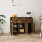 vidaXL Servantă, maro miere, 100x40x75 cm, lemn masiv de pin