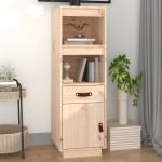 vidaXL Dulap înalt, 34x40x108,5 cm, lemn masiv de pin vidaXL Dulap înalt, 34x40x108,5 cm, lemn masiv de pin