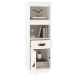 vidaXL Dulap înalt, alb, 34x40x108,5 cm, lemn masiv de pin vidaXL Dulap înalt, alb, 34x40x108,5 cm, lemn masiv de pin