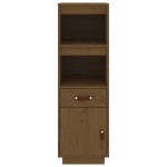 vidaXL Dulap înalt, maro miere, 34x40x108,5 cm, lemn masiv de pin