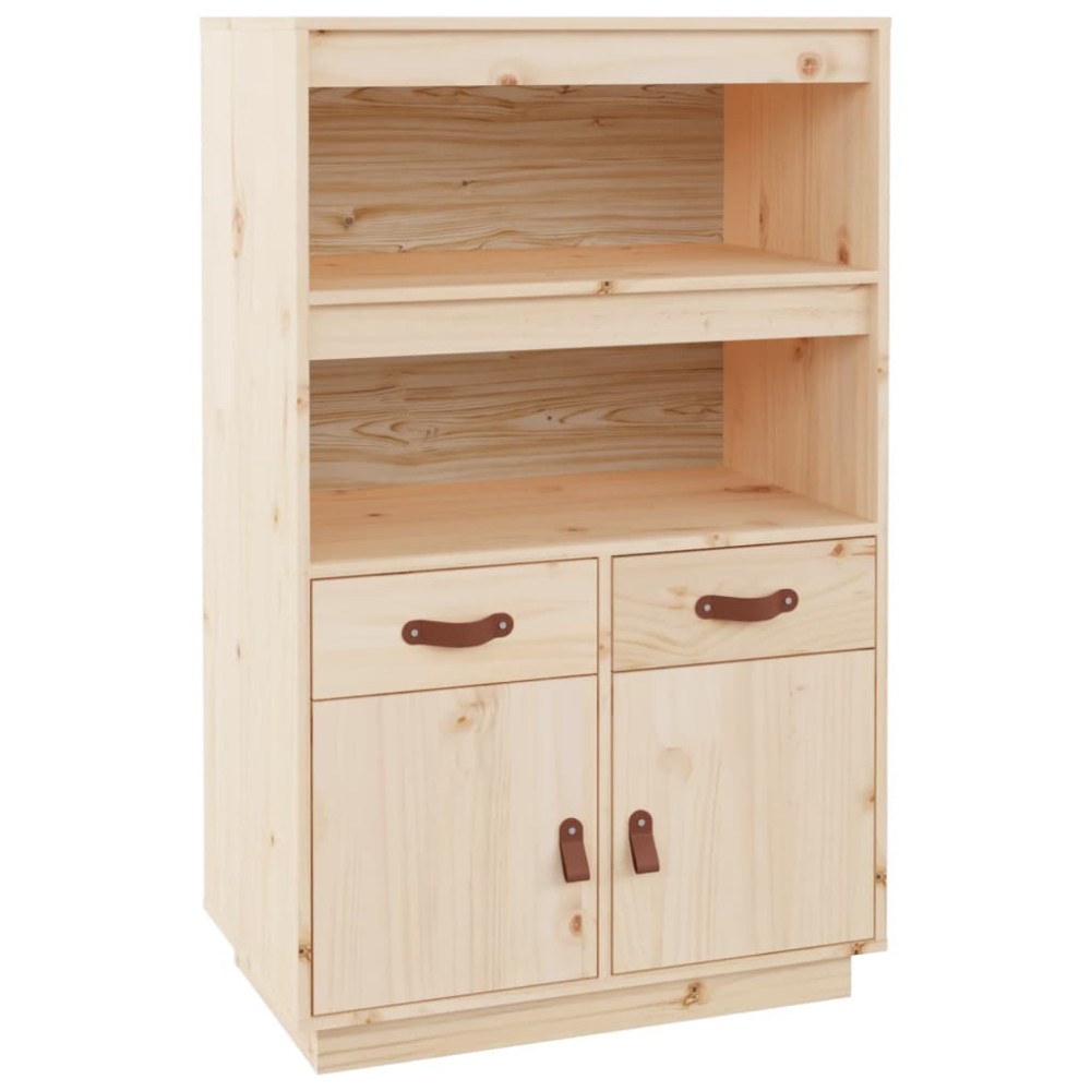 vidaXL Dulap înalt, 67x40x108,5 cm, lemn masiv de pin