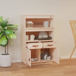 vidaXL Dulap înalt, 67x40x108,5 cm, lemn masiv de pin vidaXL Dulap înalt, 67x40x108,5 cm, lemn masiv de pin