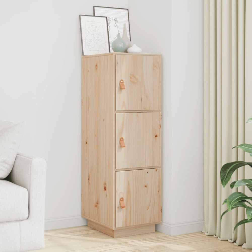 vidaXL Dulap înalt, 34x40x108,5 cm, lemn masiv de pin