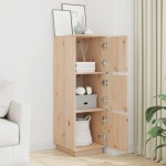 vidaXL Dulap înalt, 34x40x108,5 cm, lemn masiv de pin vidaXL Dulap înalt, 34x40x108,5 cm, lemn masiv de pin