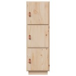 vidaXL Dulap înalt, 34x40x108,5 cm, lemn masiv de pin vidaXL Dulap înalt, 34x40x108,5 cm, lemn masiv de pin