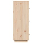 vidaXL Dulap înalt, 34x40x108,5 cm, lemn masiv de pin vidaXL Dulap înalt, 34x40x108,5 cm, lemn masiv de pin