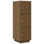vidaXL Dulap înalt, maro miere, 34x40x108,5 cm, lemn masiv de pin vidaXL Dulap înalt, maro miere, 34x40x108,5 cm, lemn masiv de pin
