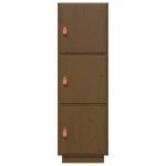 vidaXL Dulap înalt, maro miere, 34x40x108,5 cm, lemn masiv de pin vidaXL Dulap înalt, maro miere, 34x40x108,5 cm, lemn masiv de pin