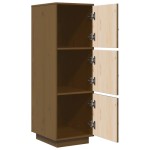 vidaXL Dulap înalt, maro miere, 34x40x108,5 cm, lemn masiv de pin vidaXL Dulap înalt, maro miere, 34x40x108,5 cm, lemn masiv de pin
