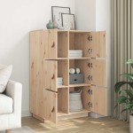 vidaXL Dulap înalt, 67x40x108,5 cm, lemn masiv de pin vidaXL Dulap înalt, 67x40x108,5 cm, lemn masiv de pin