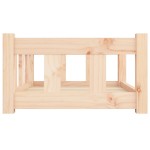 vidaXL Pat pentru câini, 65,5x50,5x28 cm, lemn masiv de pin vidaXL Pat pentru câini, 65,5x50,5x28 cm, lemn masiv de pin