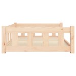 vidaXL Pat pentru câini, 105,5x75,5x28 cm, lemn masiv de pin vidaXL Pat pentru câini, 105,5x75,5x28 cm, lemn masiv de pin