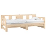 vidaXL Pat extensibil de zi, 2x(90x200) cm, lemn masiv de pin