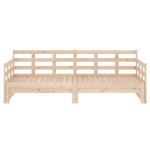 vidaXL Pat extensibil de zi, 2x(90x200) cm, lemn masiv de pin vidaXL Pat extensibil de zi, 2x(90x200) cm, lemn masiv de pin