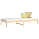 vidaXL Pat de zi Single, 90x190 cm, lemn masiv de pin vidaXL Pat de zi Single, 90x190 cm, lemn masiv de pin