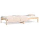 vidaXL Pat de zi Single, 90x190 cm, lemn masiv de pin vidaXL Pat de zi Single, 90x190 cm, lemn masiv de pin