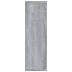 vidaXL Raft de perete, sonoma gri, 85x16x52,5 cm, lemn compozit vidaXL Raft de perete, sonoma gri, 85x16x52,5 cm, lemn compozit