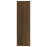 vidaXL Raft de perete, stejar maro, 85x16x52,5 cm, lemn compozit