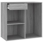 vidaXL Dulap de cosmetice, gri sonoma, 80x40x75 cm, lemn prelucrat vidaXL Dulap de cosmetice, gri sonoma, 80x40x75 cm, lemn prelucrat
