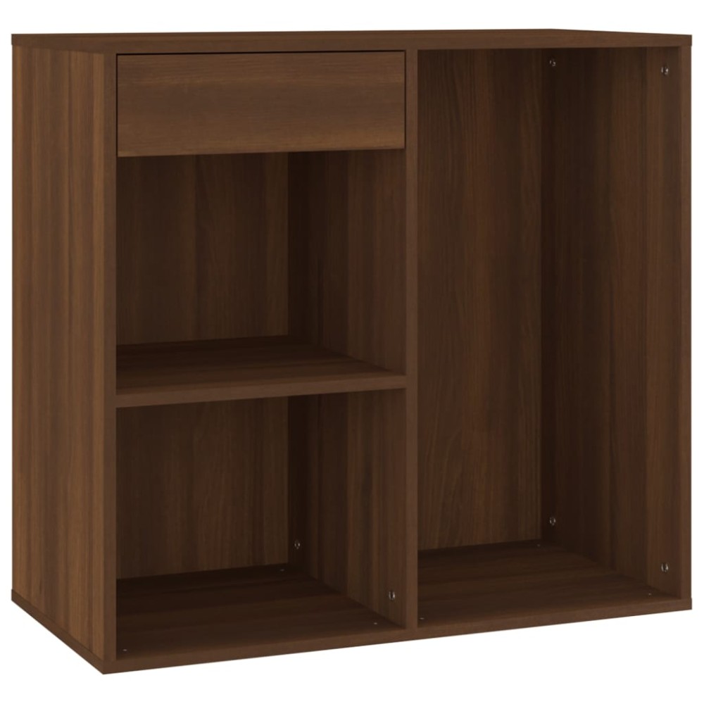 vidaXL Dulap de cosmetice, stejar maro, 80x40x75 cm, lemn prelucrat