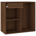 vidaXL Dulap de cosmetice, stejar maro, 80x40x75 cm, lemn prelucrat vidaXL Dulap de cosmetice, stejar maro, 80x40x75 cm, lemn prelucrat