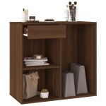 vidaXL Dulap de cosmetice, stejar maro, 80x40x75 cm, lemn prelucrat vidaXL Dulap de cosmetice, stejar maro, 80x40x75 cm, lemn prelucrat