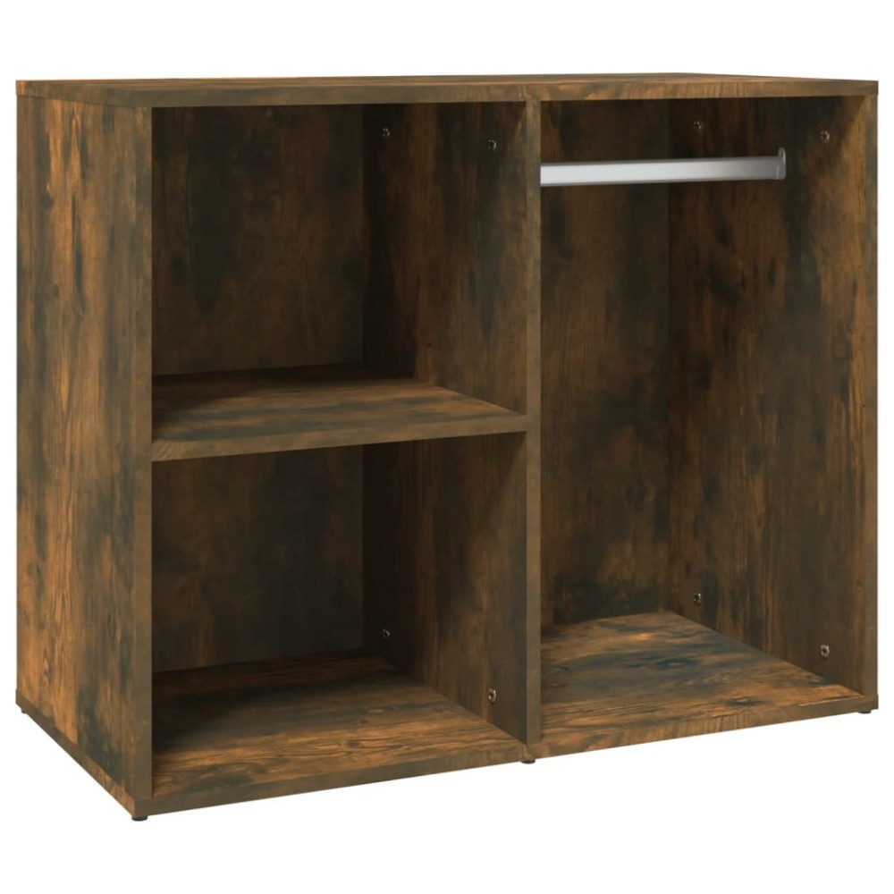 vidaXL Dulap de dressing, stejar fumuriu, 80x40x65 cm, lemn compozit