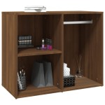 vidaXL Dulap de dressing, stejar maro, 80x40x65 cm, lemn compozit vidaXL Dulap de dressing, stejar maro, 80x40x65 cm, lemn compozit