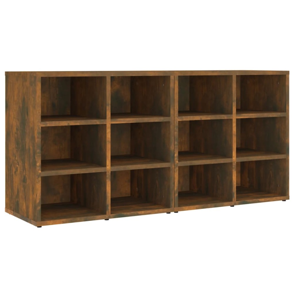 vidaXL Pantofare, 2 buc., stejar fumuriu, 52,5x30x50 cm