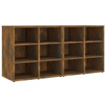 vidaXL Pantofare, 2 buc., stejar fumuriu, 52,5x30x50 cm