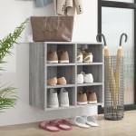 vidaXL Pantofar, gri sonoma, 52,5x30x50 cm vidaXL Pantofar, gri sonoma, 52,5x30x50 cm