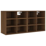 vidaXL Pantofare, 2 buc., stejar maro, 52,5x30x50 cm