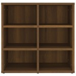 vidaXL Pantofare, 2 buc., stejar maro, 52,5x30x50 cm